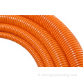 Plastique en plastique ondulé flexible tuyau ondulé de 20 mm